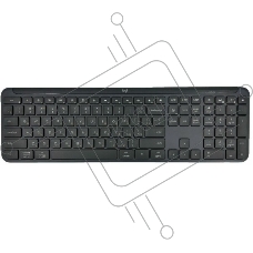 Клавиатура Logitech K950 черный USB беспроводная BT/Radio slim (920-012434)