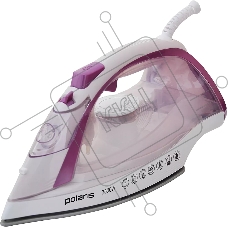 Утюг Polaris PIR2668AK 3m белый/розовый 2600Вт