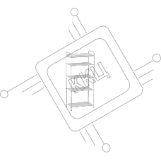 Подставка для обуви Верона 15 ПДОВ15 Б белый