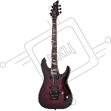 Электрогитара SCHECTER [OMEN ELITE-6 FR BCHB] электрогитара 6-струнная, корпус: красное дерево, топ: кап, гриф: клен, накладка: палисандр, 24 лада, FloydRose, цвет: Black Cherry Burst (BCHB)