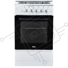 Кухонная плита MIU 5010 ERP ГК LUX белая с электродуховкой