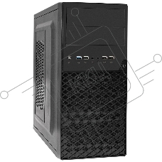 Корпус Minitower ExeGate BA-203U-UNS350 (mATX, БП UNS350 с вент. 12см, 3*USB+1*USB3.0, аудио, черный)