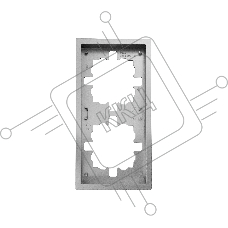 Рамка 2-мест. горизонт. ZIMA сер. матов. LEZARD 704-7400-147