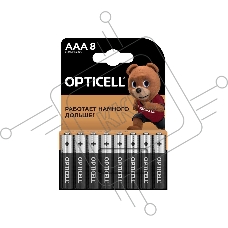 Батарея Opticell Basic LR03 AAA (8шт) блистер