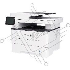 Монохромное МФУ Pantum BM5106FDN, P/C/S/F, Mono laser, A4, 40 ppm (max 100000 p/mon), 1.2 GHz, 1200x1200 dpi, 512 MB RAM, Duplex, DADF50, paper tray 250 pages, USB, LAN,touch screen, start. cartridge 6000 pages