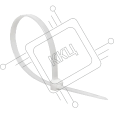 Хомут кабельный 4.8х350 нейл. бел. (уп.100шт) EKF plc-c-4.8x350