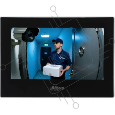 Видеодомофон IP 7 дюймовый, Dahua DHI-VTH2621G-P черный