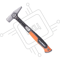 Молоток слеcарный цельнокованый PATRIOT FMH 500, квадратн.боек 500 гр, 50-58 HRC, фиберглас.рукоять, малый вес, компактный размер, антивибрацион.система, 1005 гр