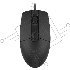 Мышь проводная A4Tech OP-330 черный, 1200 dpi, USB, кнопки - 3