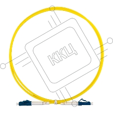 Патч-корд оптический одномодовый (SM) 9/125 OS2 разъемы LC/UPC-LC/UPC 3мм симплекс LSZH 10м желтый REXANT