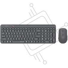 Клавиатура + мышь A4Tech Fstyler FG3300 Air2 клав:серый мышь:серый USB беспроводная slim Multimedia