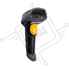 Сканер штрих-кода ручной Mindeo MD6600AT-SR 2D имидж, проводной, 100 скан/сек, USB с автосенсорной подставкой, чёрный