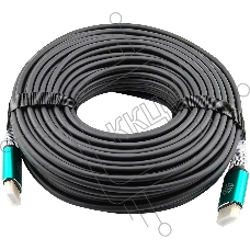 Кабель аудио-видео Cactus CS-HDMI-AOC-2.1-30 HDMI (m)/HDMI (m) 30м. позолоч.конт. черный