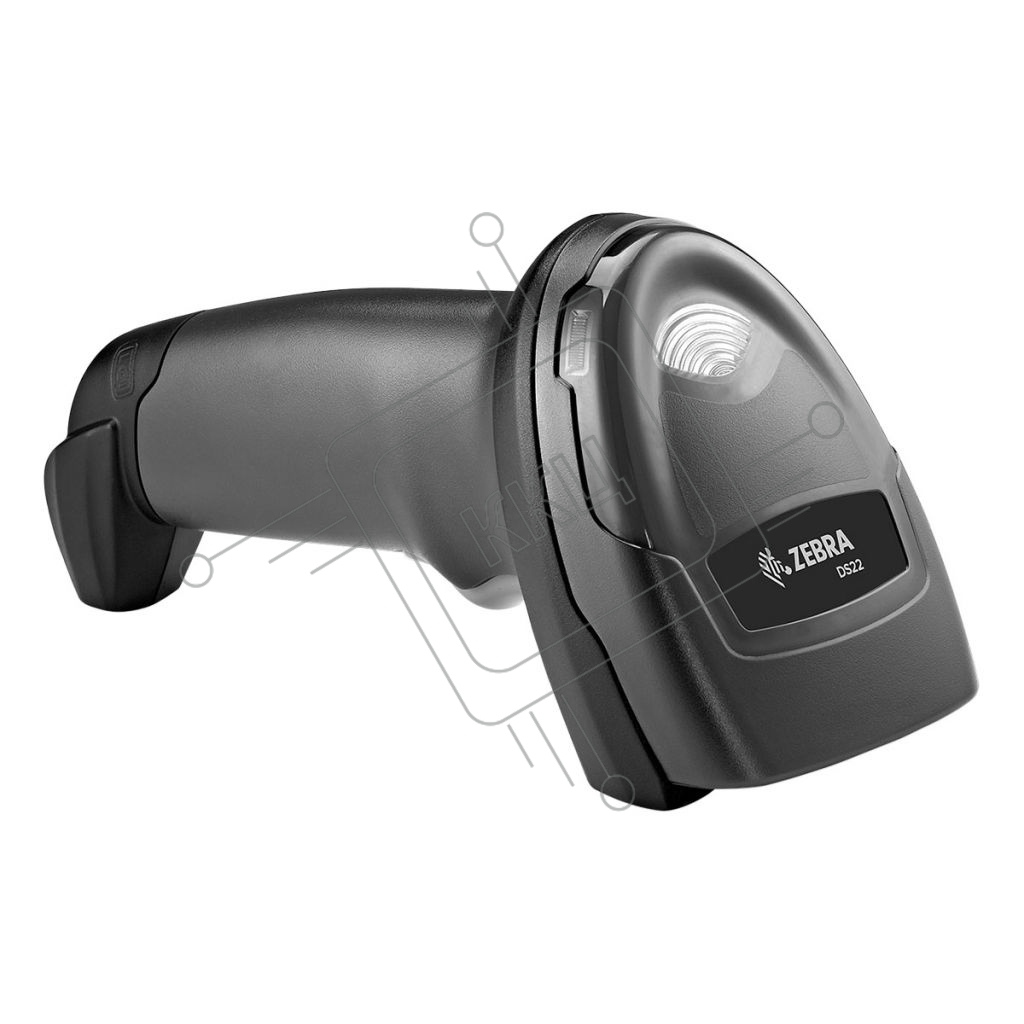 Сканер штрих-кода ручной Zebra DS2208 2D имидж, проводной, 762 мм/сек, USB, черный
