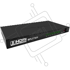 Сплиттер аудио-видео Premier 5-872-8 HDMI (f)/8xHDMI (f) черный