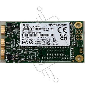Твердотельный накопитель 96FD-M032-TR72 Transcend 32GB mSATA SATAIII MLC SSD Advantech  , OEM