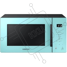 Микроволновая печь Samsung MS23T5018AN/BW голубой, 23 л, 800 Вт, переключатели - сенсор