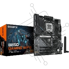 Материнская плата Gigabyte B850 GAMING WIFI6, AM5, AMD B850, 4xDDR5, 4xSATA, 3xM.2, 1xPCIe 5.0 x16, 3xPCIe 3.0 x16, 1xHDMI, 1xDP, 1x1Gb LAN, Wi-Fi 6, Bluetooth 5.3, 1xUSB-C 5Gbps, 2xUSB-A 10Gbps, 2xUSB-A 5Gbps, 4xUSB-A 2.0, 1xPS/2, 3x3.5 мм, 7.1, ATX