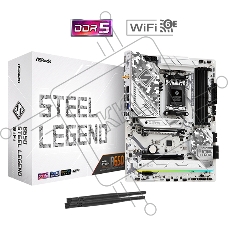 Материнская плата ASRock B650 STEEL LEGEND WIFI, AM5, B650, 4*DDR5, HDMI+DP, 2xSATA3 6.0, M.2 Socket, RAID, USB 3.2, USB 2.0, Type-C, ATX; 90-MXBN90-A0UAYZ