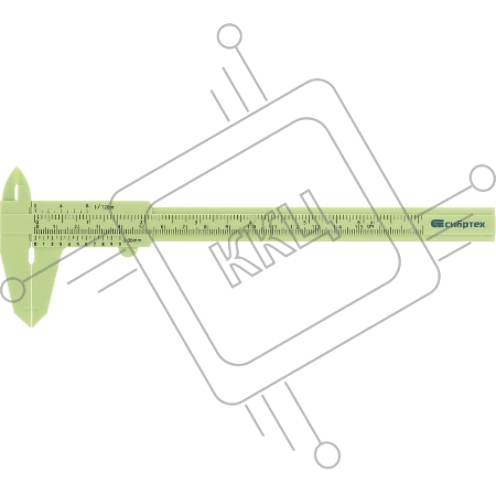 Штангенциркуль пластиковый, 150 мм// Сибртех