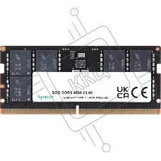 Оперативная память Apacer, DDR5, 8GB (1x8GB), 4800MHz, CL40, SO-DIMM
