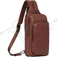 Рюкзак слинг мужской Piquadro Cronus CA6686S134/M кожа коричневый