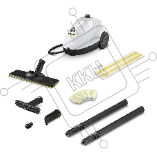 Пароочиститель Karcher EasyFix SC 2 белый, напольный, 1500 Вт, 40 г/мин, 1000 мл