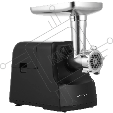 Мясорубка электрическая YOSHIRO YMG-P2210 черный, 2200 Вт, 2.5 кг/мин, реверс, защита от перегрузки, металлический лоток, насадки - 5