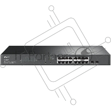 Коммутатор TP-Link TL-SG2218P, 16×1 Гбит/с PoE+ + 2×1 Гбит/с SFP Uplink, управляемый