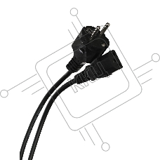 Кабель компьютер - розетка 220V (EURO) 1.8м, 3G 0,75mm медь, Telecom