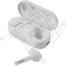 Гарнитура LENOVO HT28, Bluetooth, вкладыши, белый