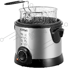 Фритюрница Kitfort KT-2011 1200Вт серебристый/черный