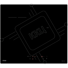 Индукционная варочная поверхность Haier HHK-Y63WTB, 3 конфорки, стеклокерамика, 6500 Вт
