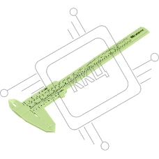 Штангенциркуль Сибртех пластиковый, 150 мм 31621