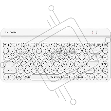 Клавиатура A4Tech Fstyler FBK30 белый USB беспроводная