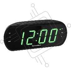 Радиочасы Soundmax SM-1562U (черный с зеленым)