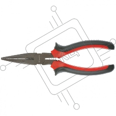 Длинногубцы Matrix 17160 черный Nickel, 180 мм, прямые, двухкомпонентные рукоятки