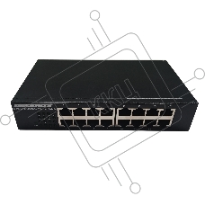 Коммутатор неуправляемый NEOMAX NMS-116P-100-S, 16 портов 100 Mbps, металл desktop