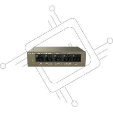 Коммутатор IP-COM 5PORT 4POE M20-POE