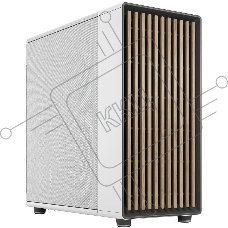 Компьютерный корпус без блока питания Fractal Design North XL, Full-Tower, 3x140мм, 2xUSB-A 3.2 + 1xUSB 3.2 Type-C E-ATX, ATX, mATX, mITX Wood panel, Chalk белый