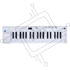 MIDI клавиатура Arturia KeyStep 37 MK2 37 клавиш с чувствительностью к силе нажатия и послекасанием, OLED-экран, секвенсор, арпеджиатор, 4х 3,5-мм CV-Out, MIDI-In/Out, Sync I/O, вход для педали сустейна/экспрессии (TRS), Type-C