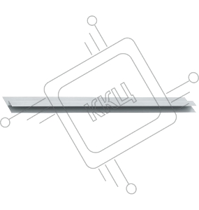 Правило алюминиевое СИБРТЕХ , h-образный профиль, L-1,0 м/ 89710