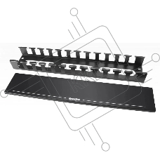 Кабельный органайзер Hyperline CM-2U-MLF-COV 2U шир.:19