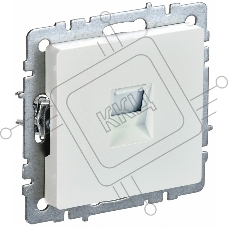 Розетка компьютерная IEK BRITE РК10-БрЖ RJ45 кат.5E жемчуг