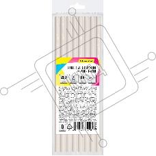 Клеевые стержни Silwerhof 7-200-8-WHI дл.200мм D7мм белый упак:8шт