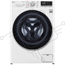 Стиральная машина LG F4V5RYP0W белая, загрузка фронтальная 10.5 кг, 1400 об/мин, класс A
