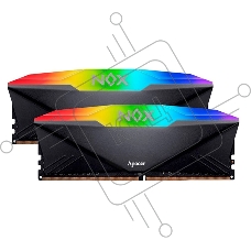 Оперативная память Apacer Nox, DDR4, 32GB (2x16 GB), 3200 MHz, CL16, радиатор, RGB, черный