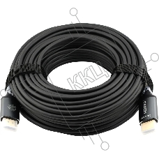 Кабель аудио-видео Cactus CS-HDMI-AOC-2-20 HDMI (m)/HDMI (m) 20м. позолоч.конт. черный