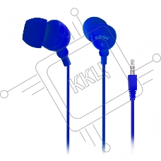 Внутриканальные наушники SmartBuy® COLOR TREND, синие (арт. SBE-3400)/320