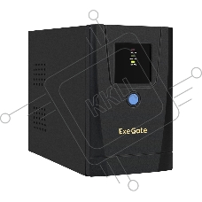 Источник бесперебойного питания ExeGate SpecialPro UNB-650.LED.AVR.1SH.2C13 650VA/360W, LED, AVR, 1*Schuko+2*C13, металлический корпус, черный
